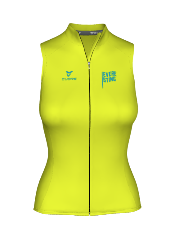 Image for Women Everesting Crew Gilet Lime Punch